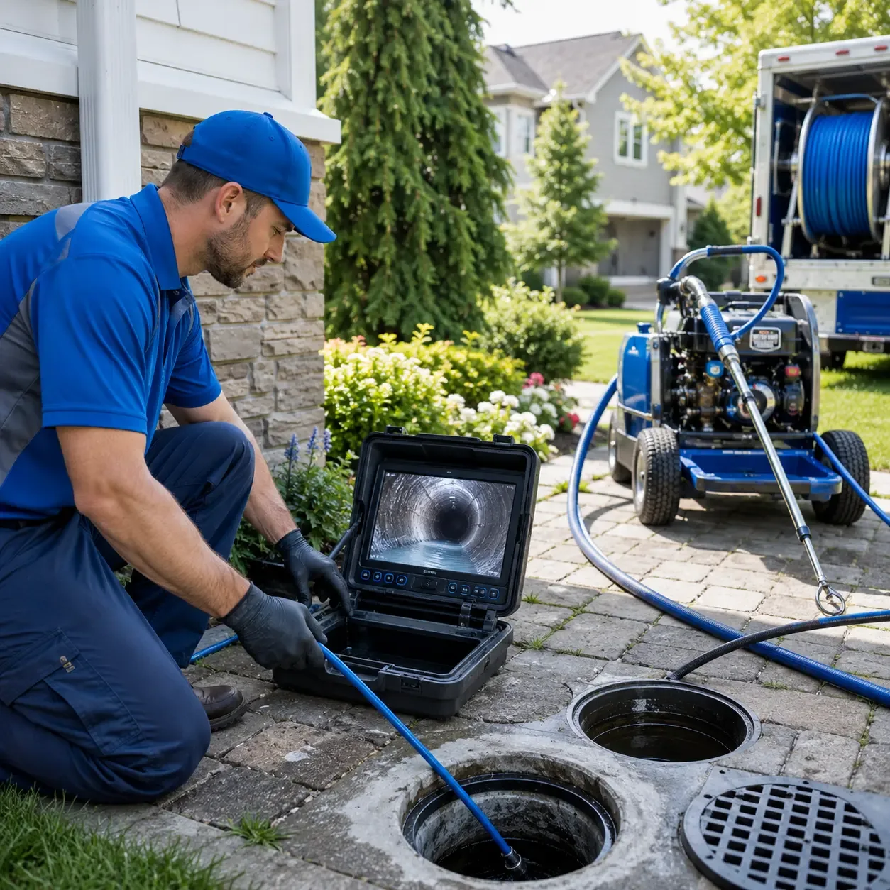 Outdoor drain cleaning professionals serving Chesterton, IN